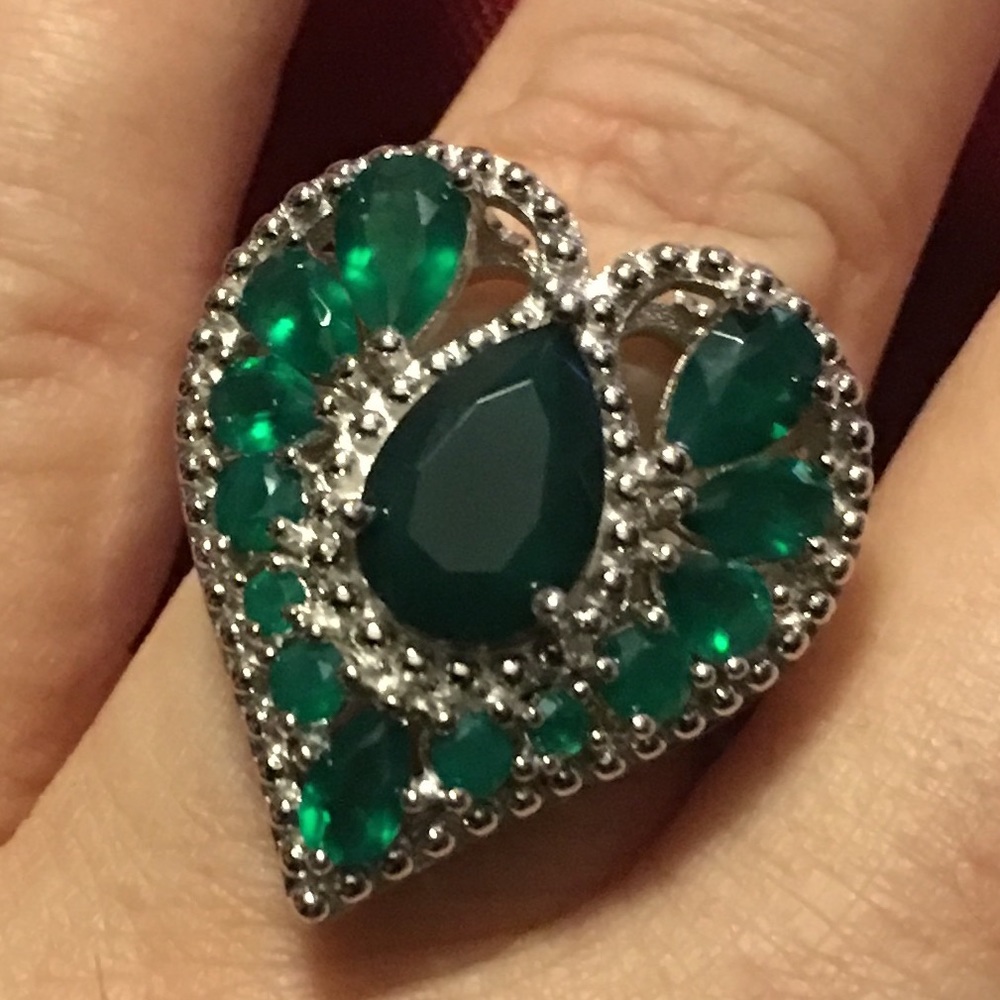 Green Onyx .925 Ring